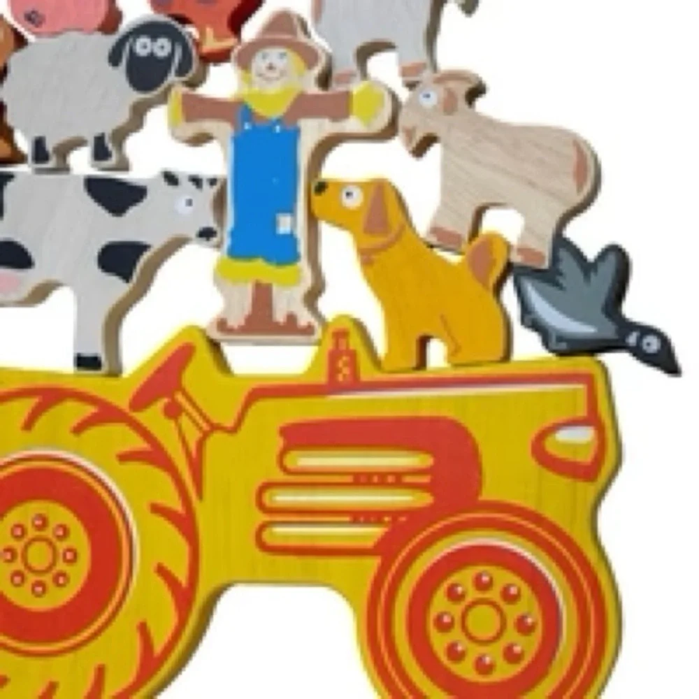 Begin Again Tractor Stacking Balancing Game & Playset​​​​ - Picture 6 of 9